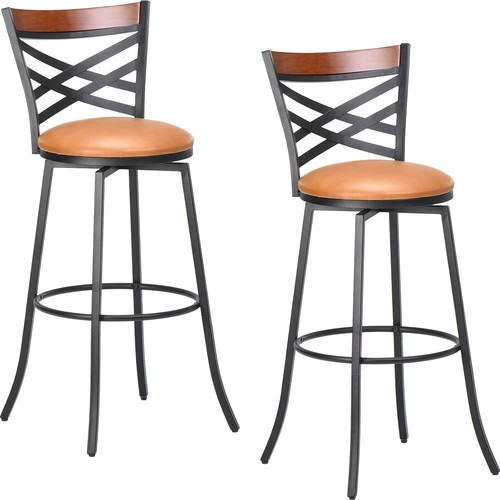 Swivel bar stools 2pcs country - swivel,