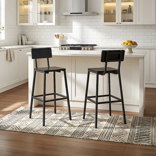Black bar stools - black, of