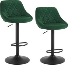 WOLTU Bar Stools Dark Green